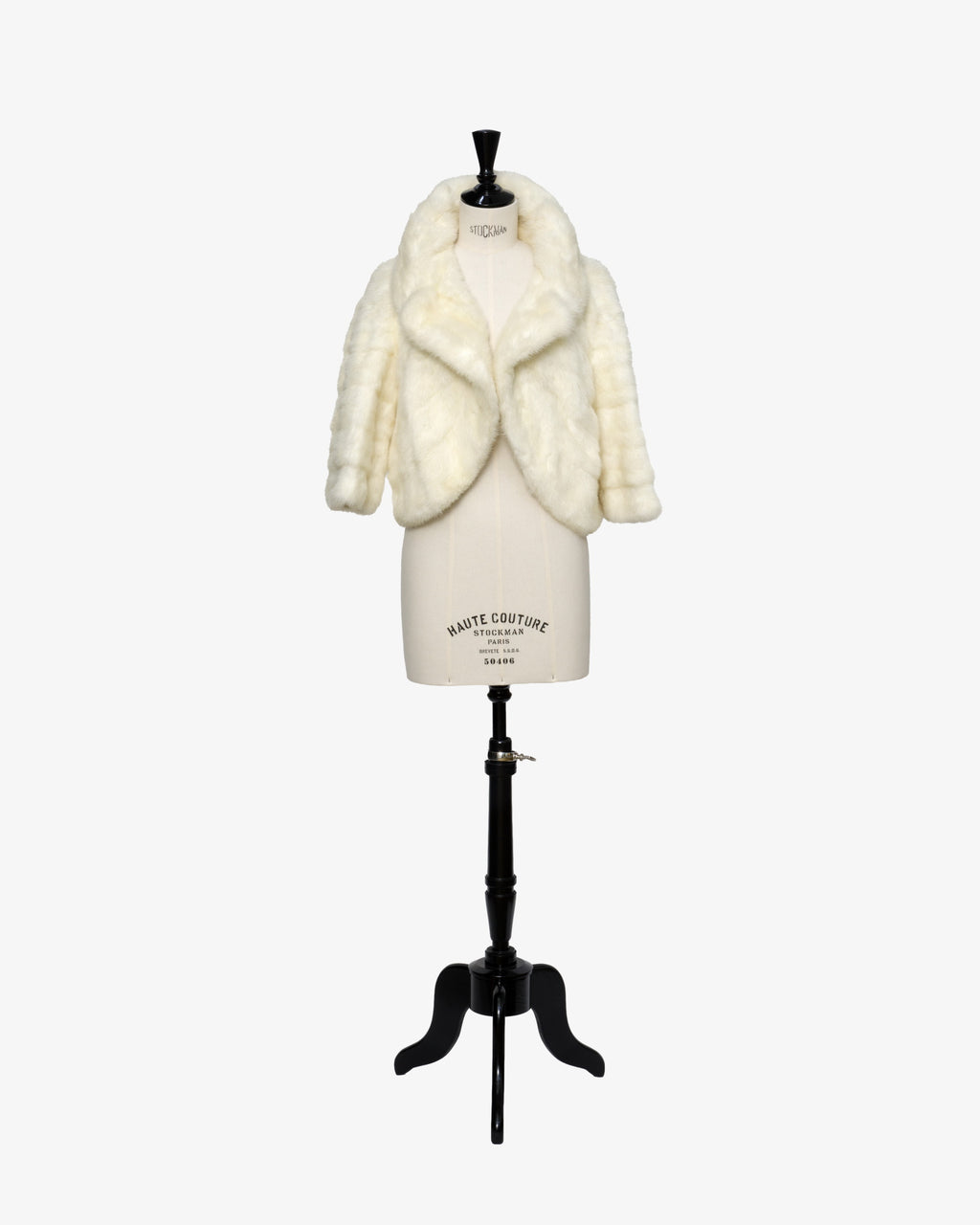 70s White Mink Jacket by Cicogna RomaWhite mink jacket