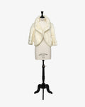 70s White Mink Jacket by Cicogna RomaWhite mink jacket