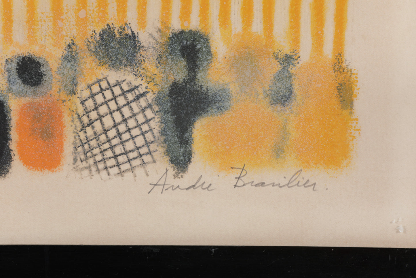 Lithograph Andre Brasilier
