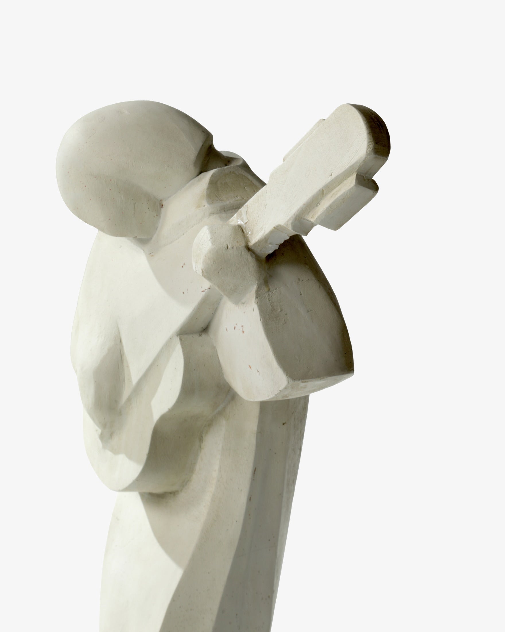 Scultura Musicista Ferdinand Parpan anni 40