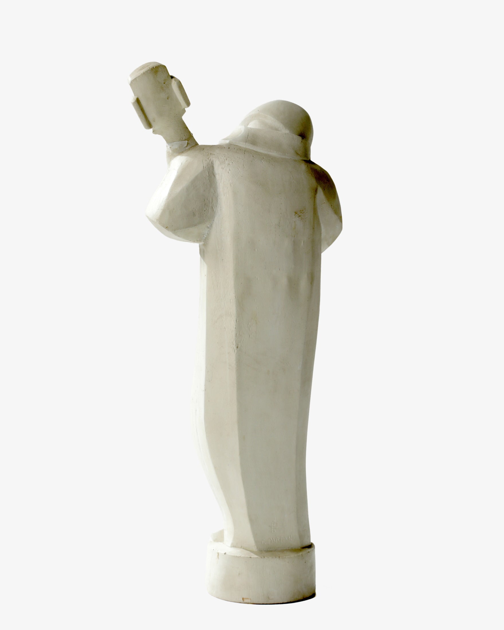 Scultura Musicista Ferdinand Parpan anni 40