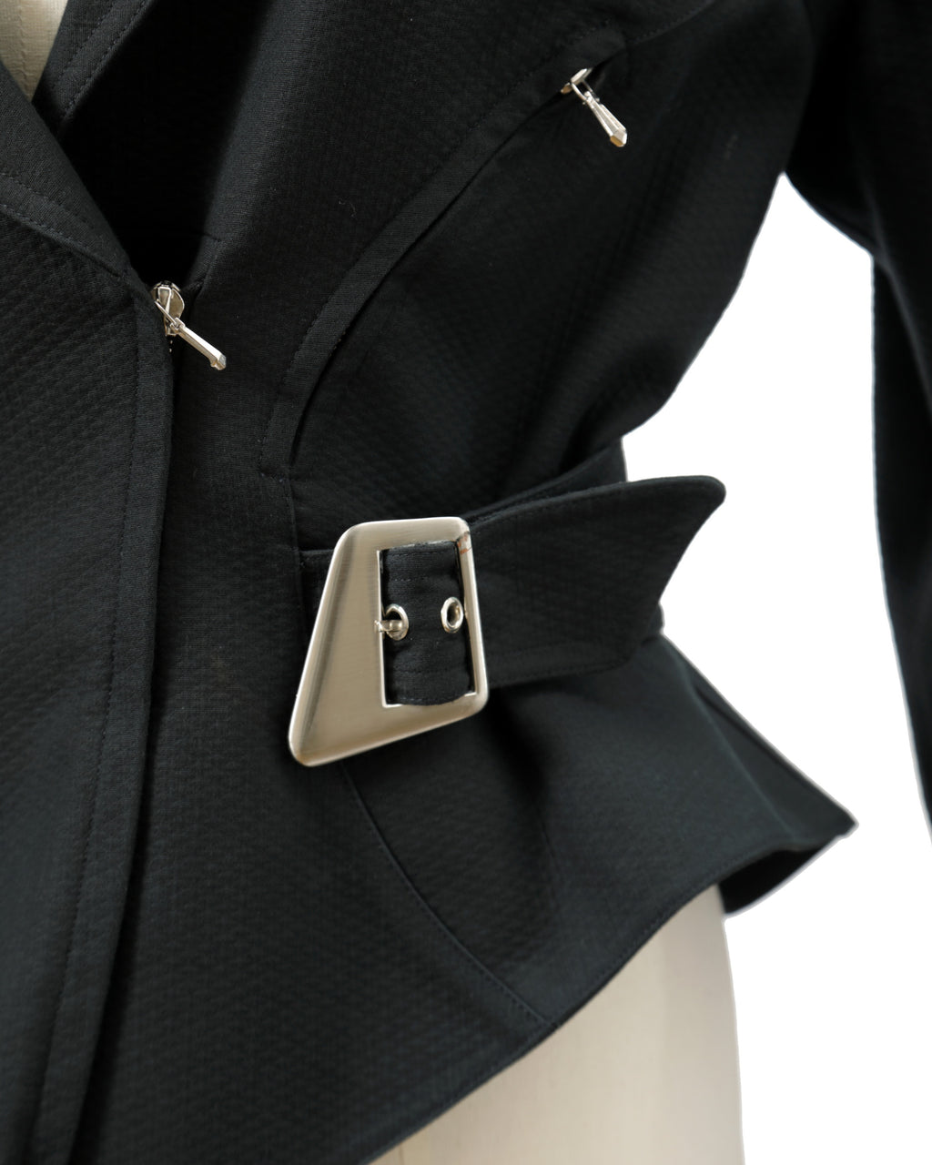 Thierry Mugler 90s pique cotton jacket