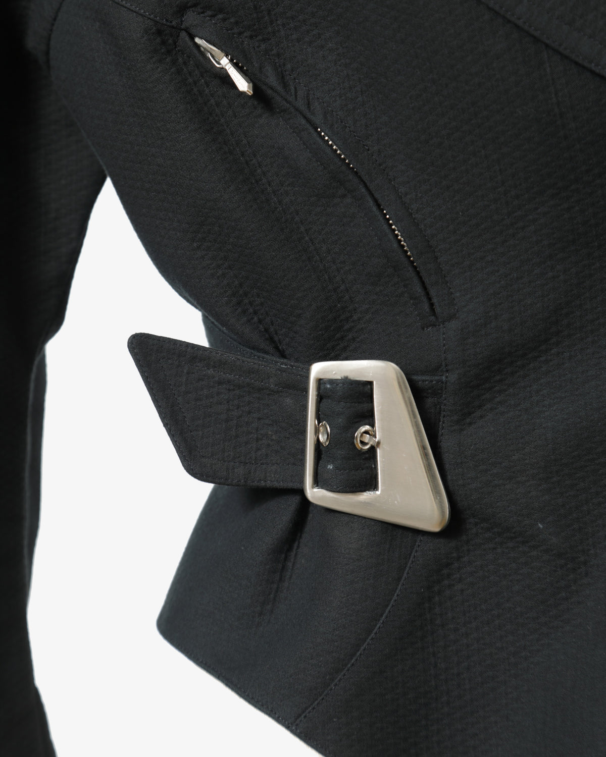 Thierry Mugler 90s pique cotton jacket