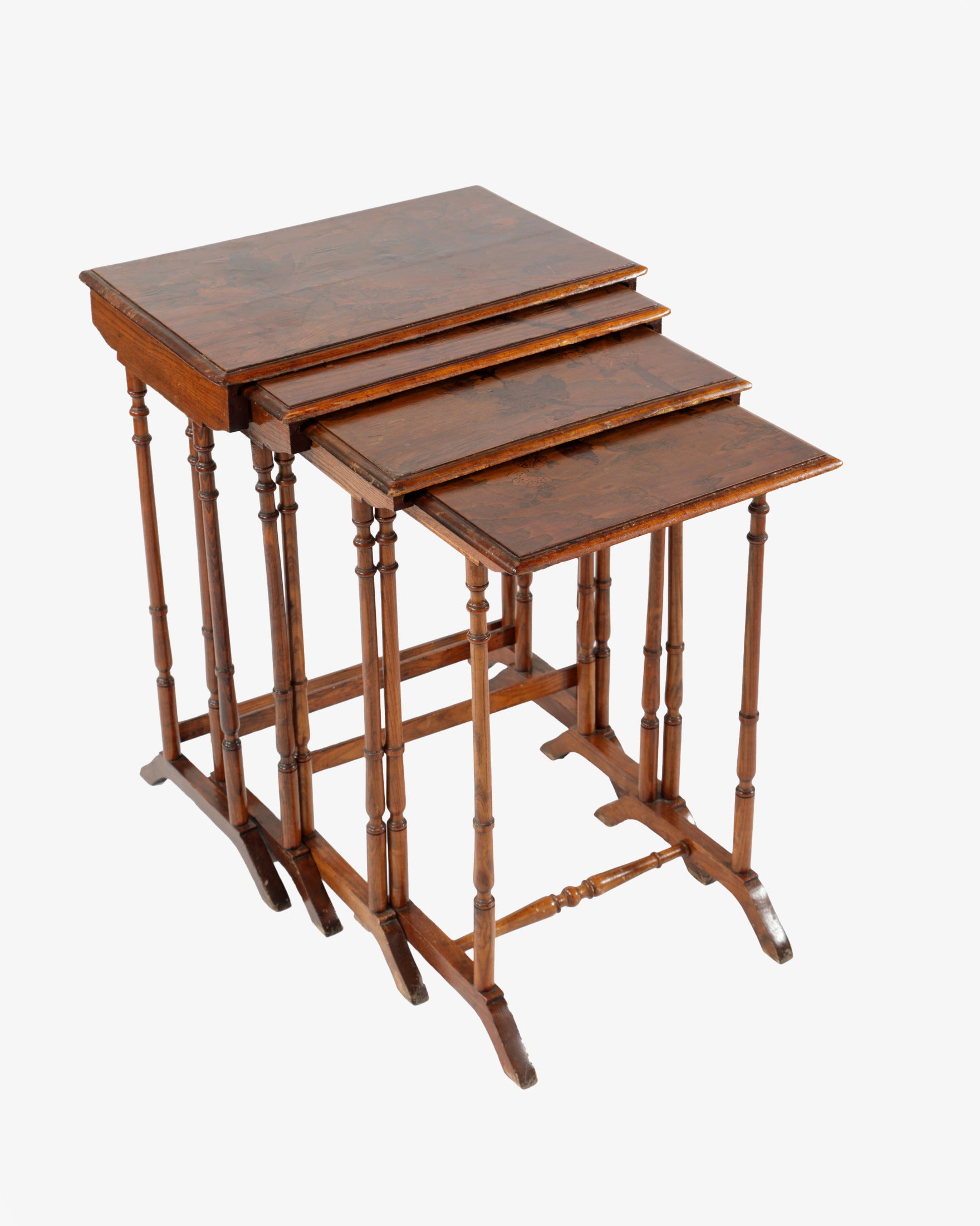 Four English tables, 20th century