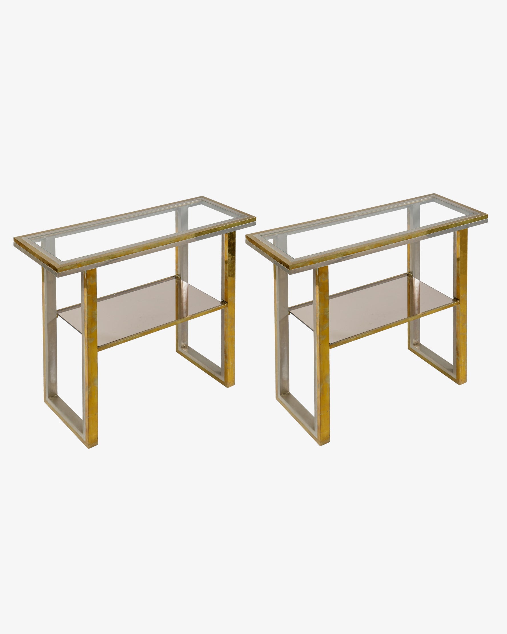Coppia etagere consolle anni 70
