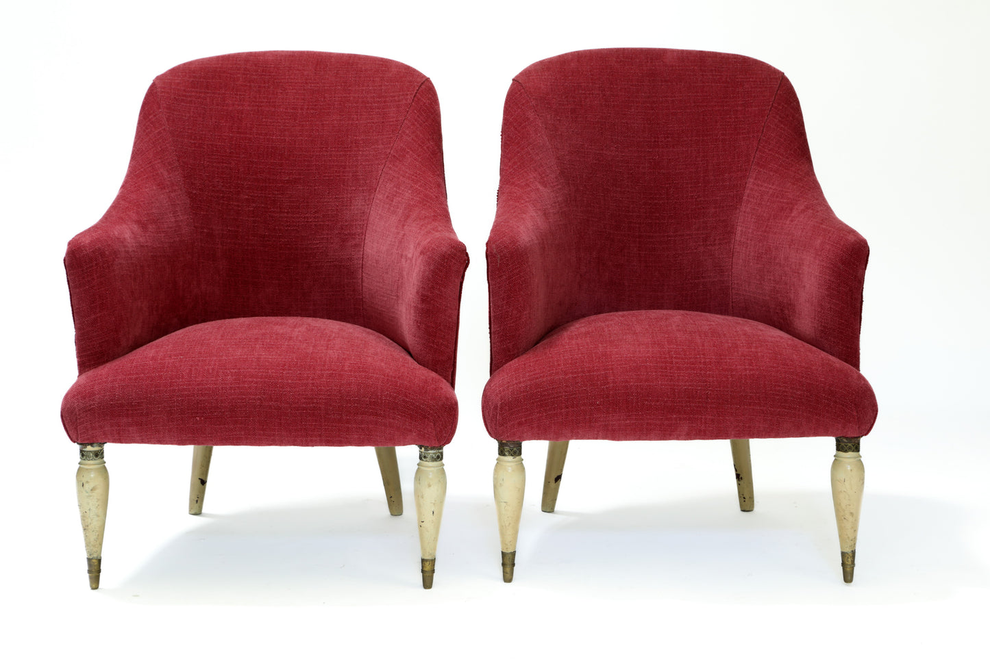 Pair of 50's armchairs reinterpreted triplef