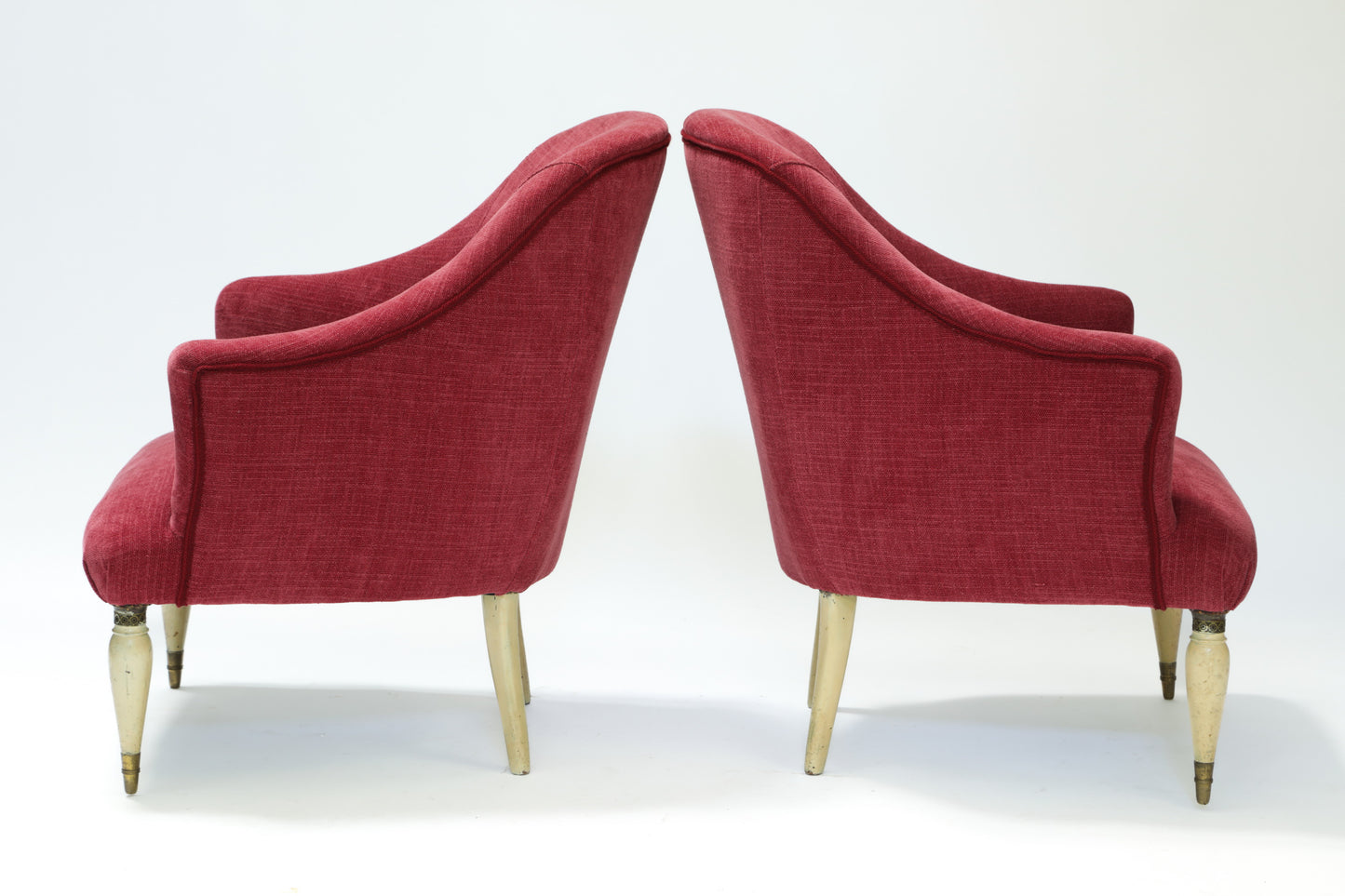 Pair of 50's armchairs reinterpreted triplef