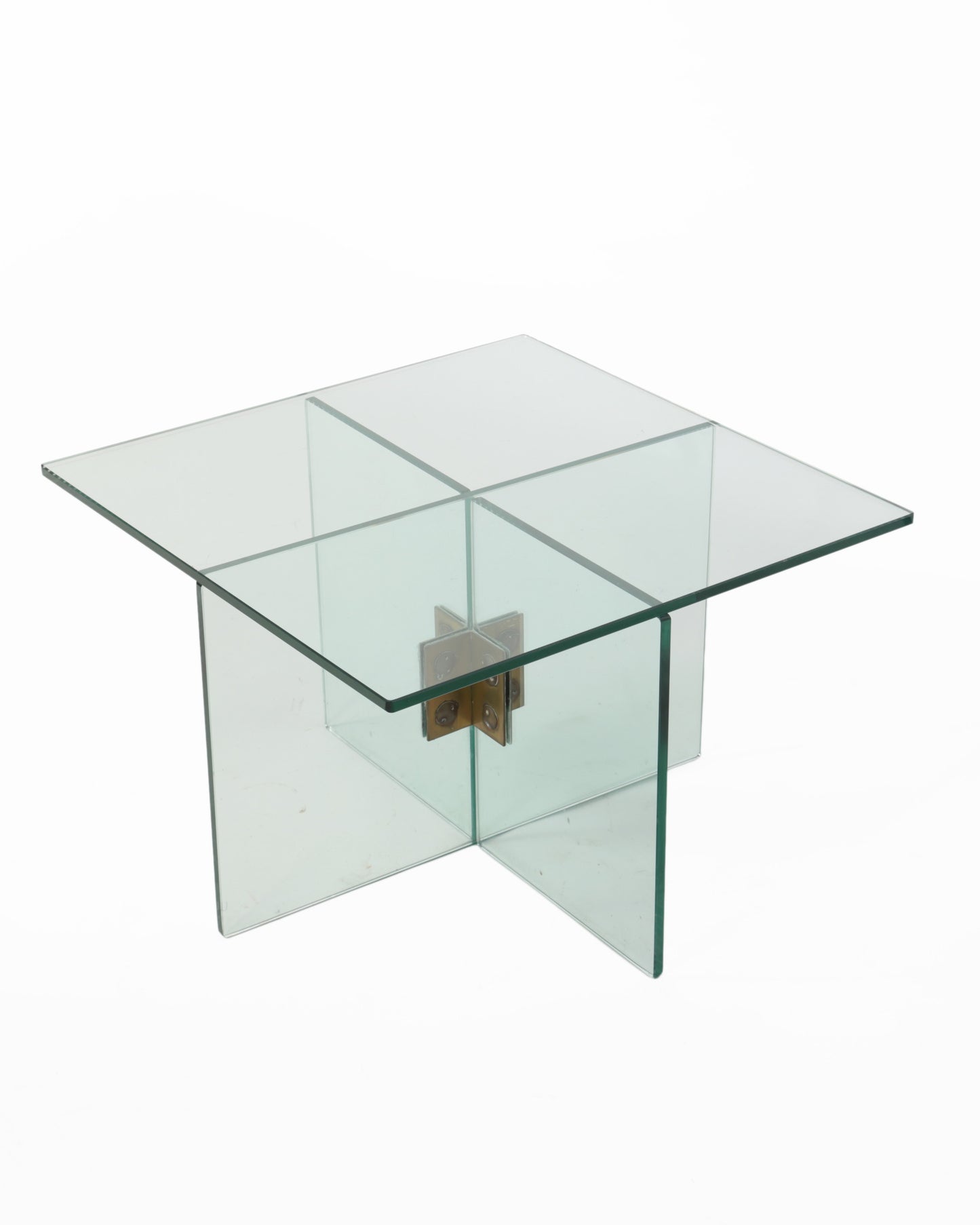 Tavolo salotto vetro anni 70