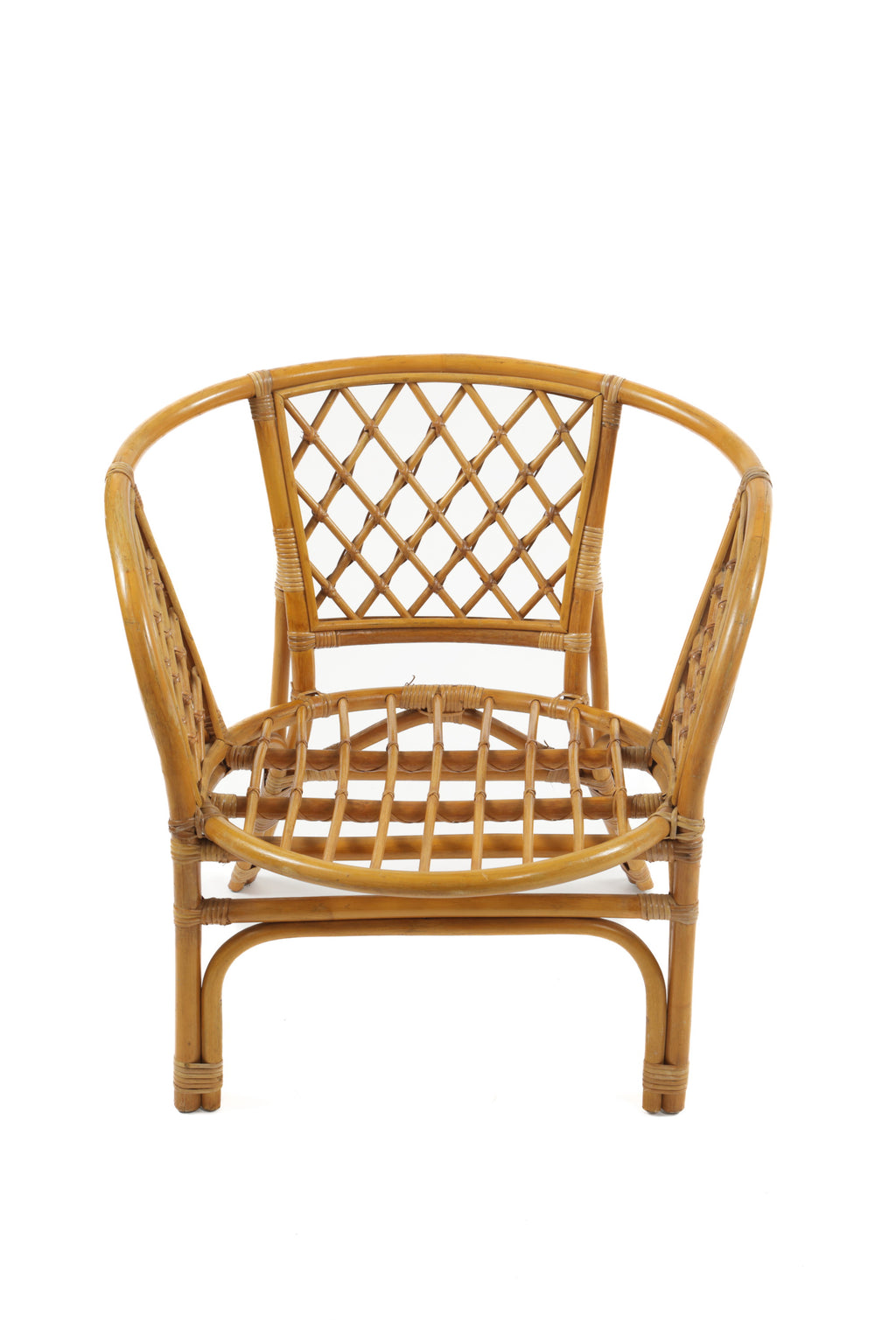 Coppia poltrone bamboo anni 60