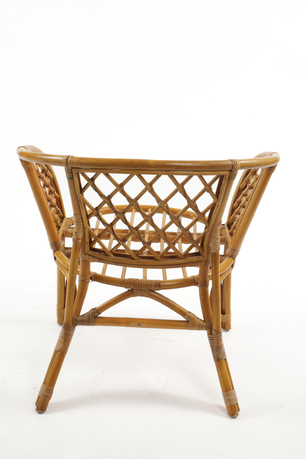 Coppia poltrone bamboo anni 60