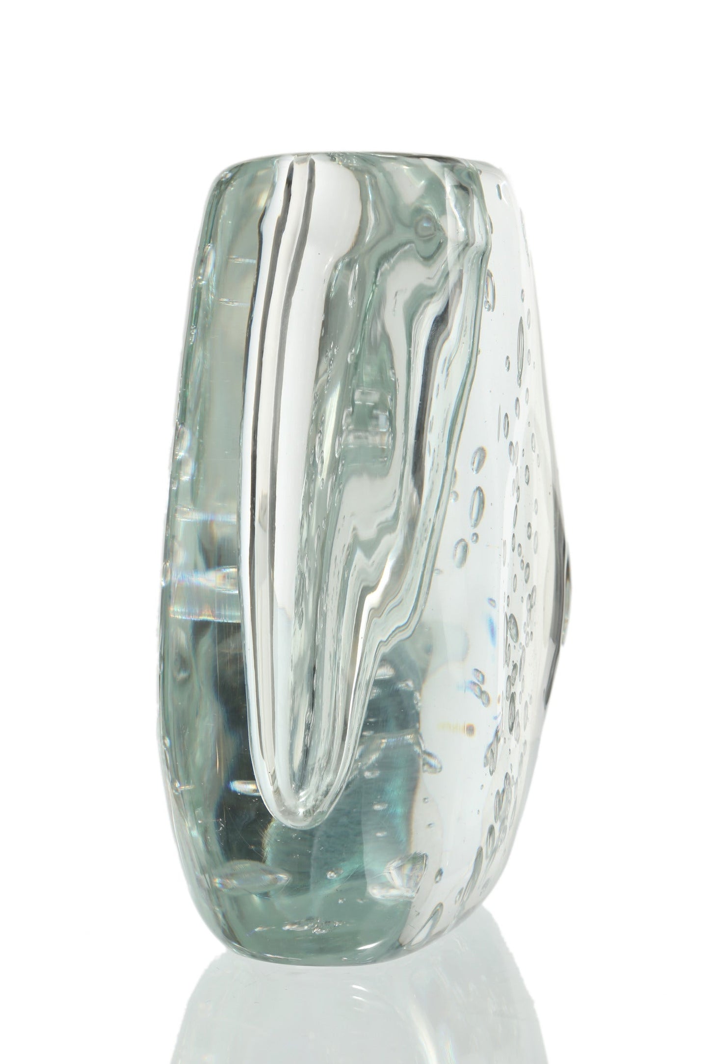 Bullicante Murano glass vase from the 90s