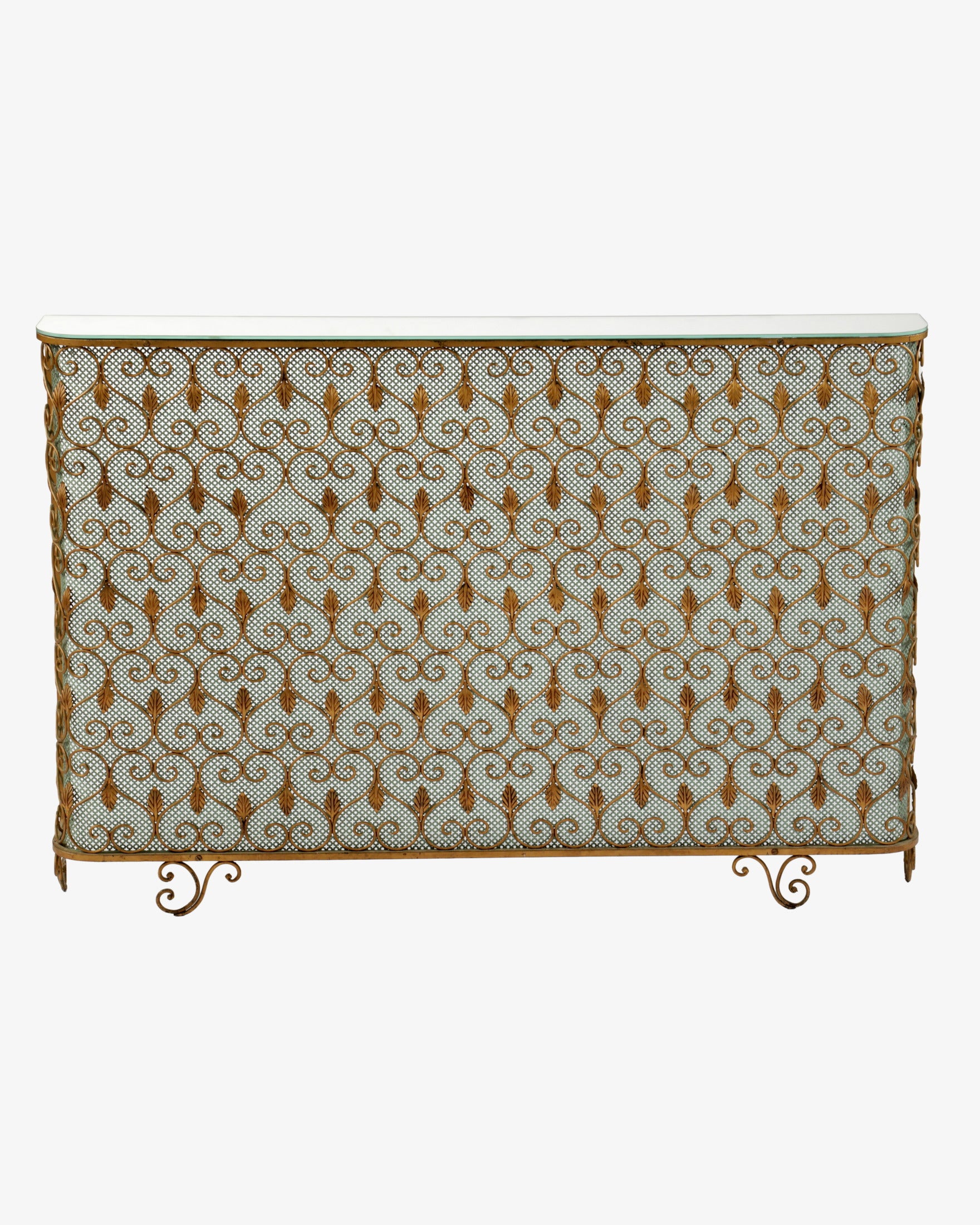 Console (radiator cover) mirrored surface