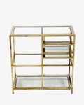Mobile anni 70 ottone e acciaio