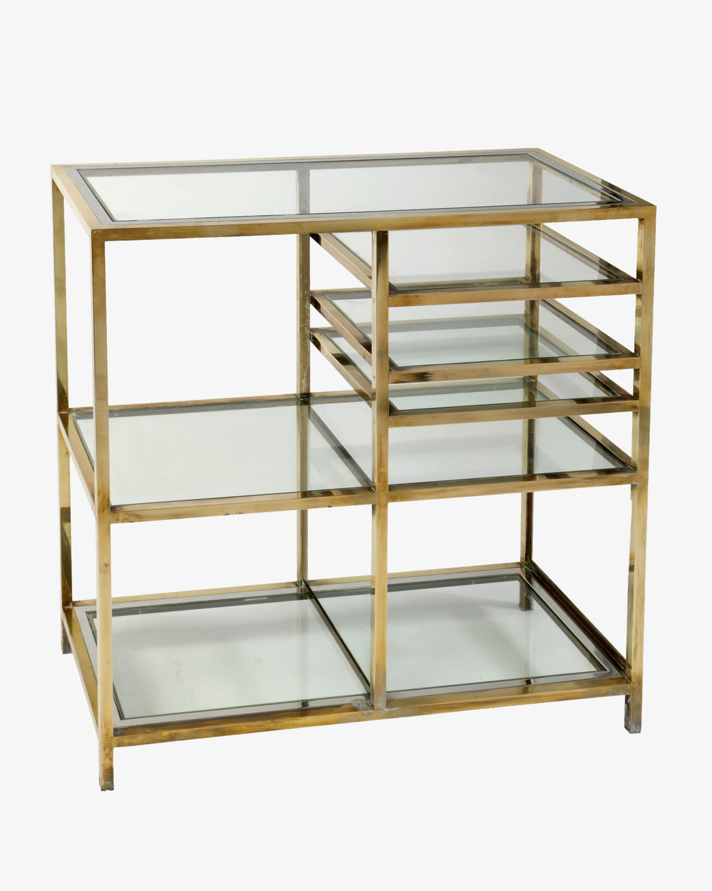 Mobile anni 70 ottone e acciaio