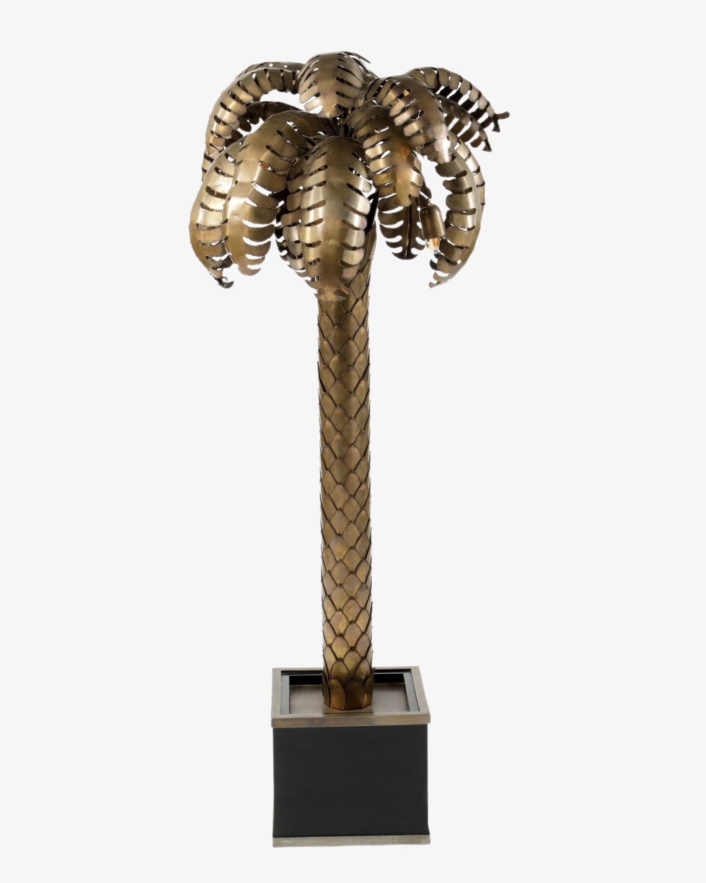 Lampada da terra forma palma attribuita a Maison Jansen 1970