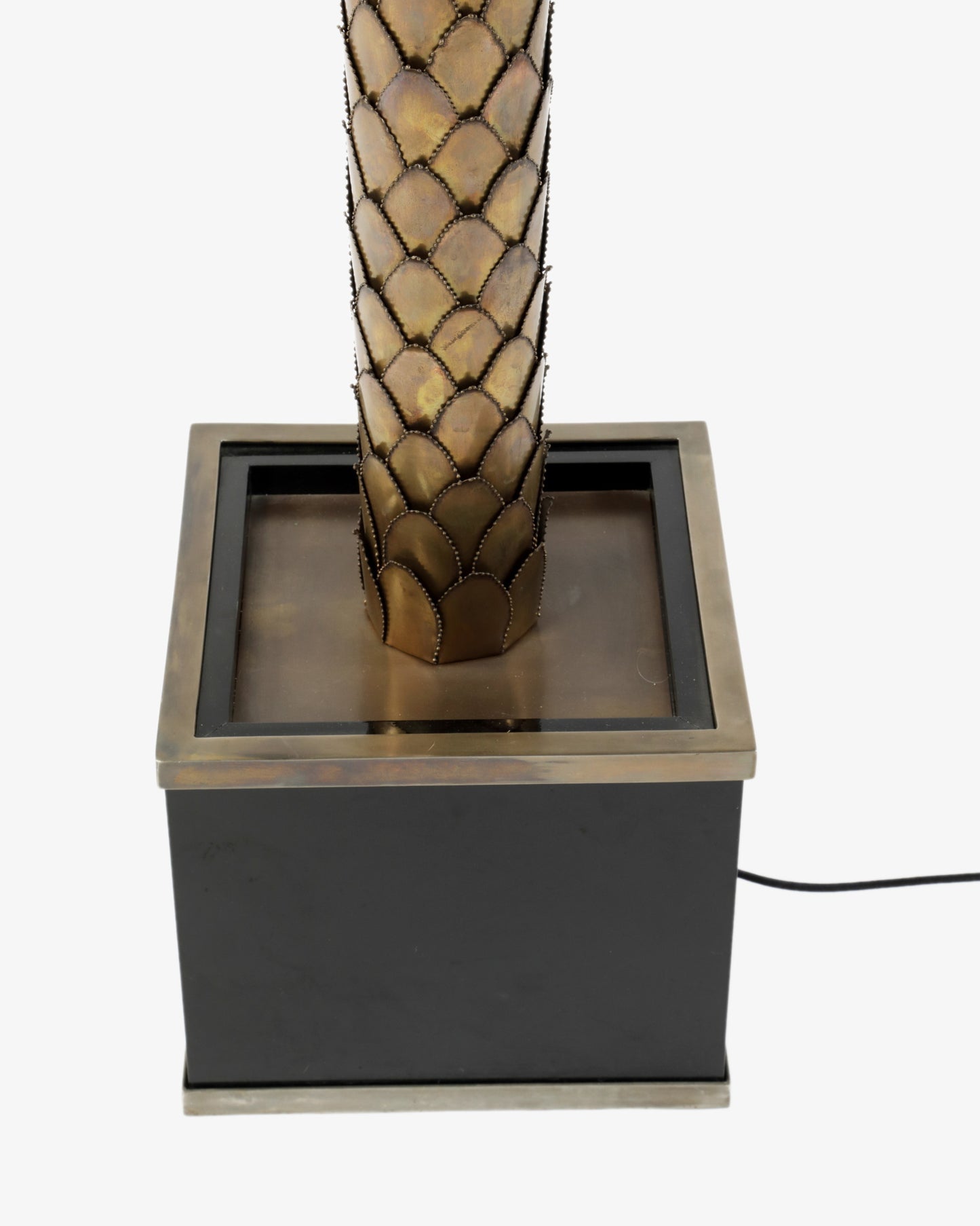 Lampada da terra forma palma attribuita a Maison Jansen 1970