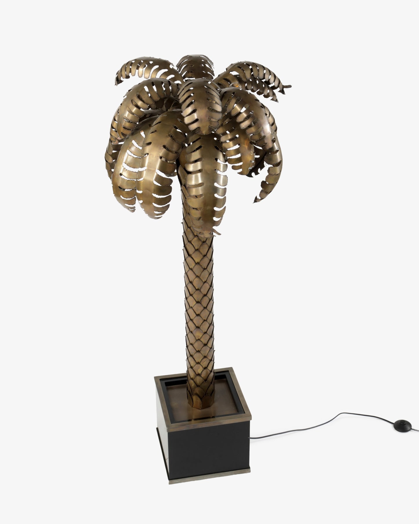 Lampada da terra forma palma attribuita a Maison Jansen 1970