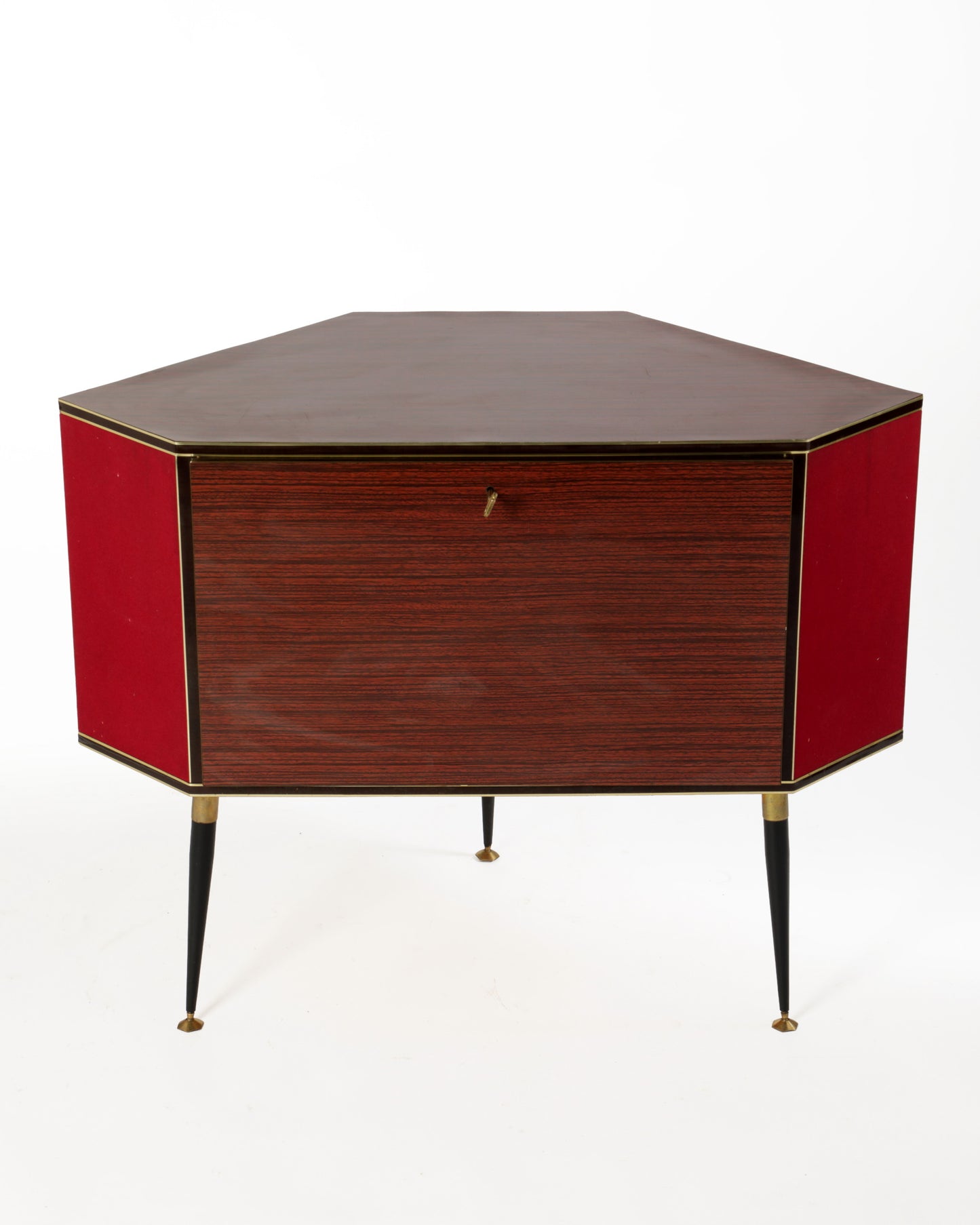 Mobile bar diamante rosso anni 60