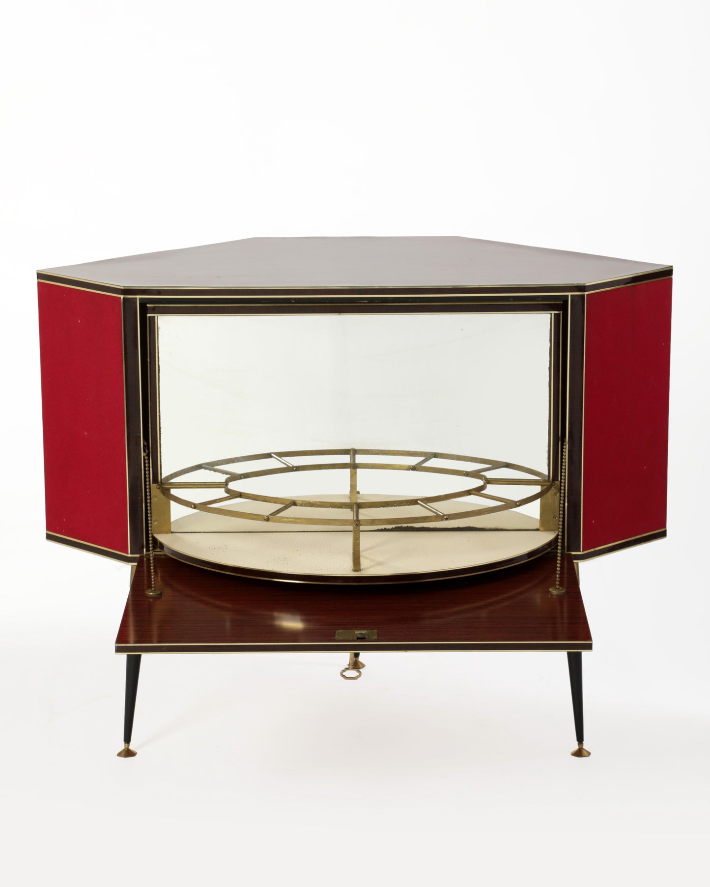 Mobile bar diamante rosso anni 60