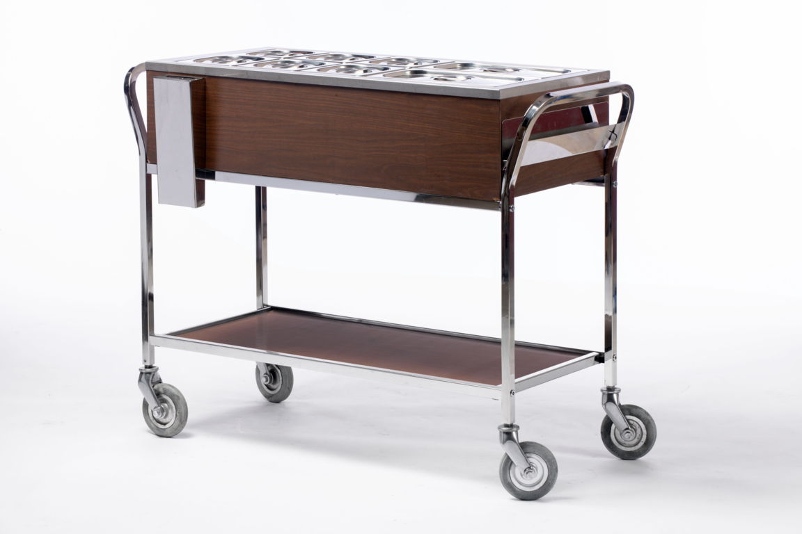 Food warmer trolley from the 70s