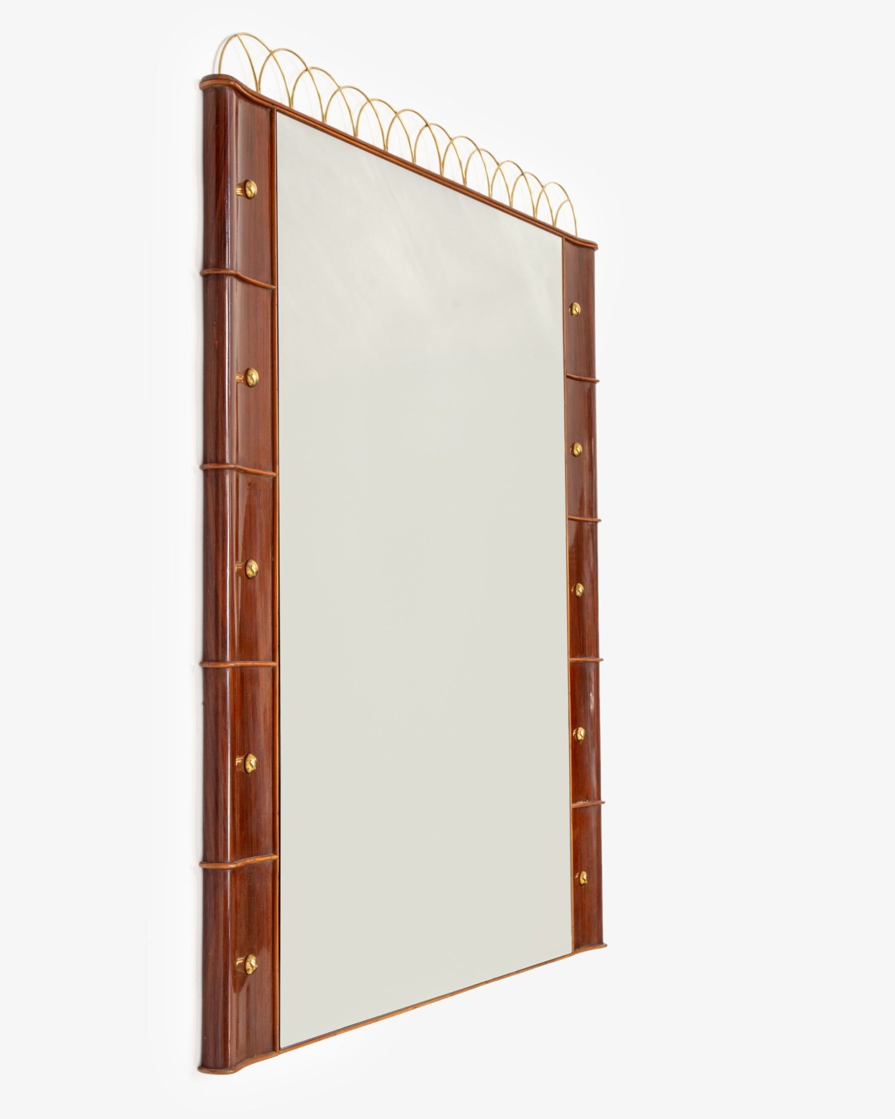 Large studded mirror from the 1950s