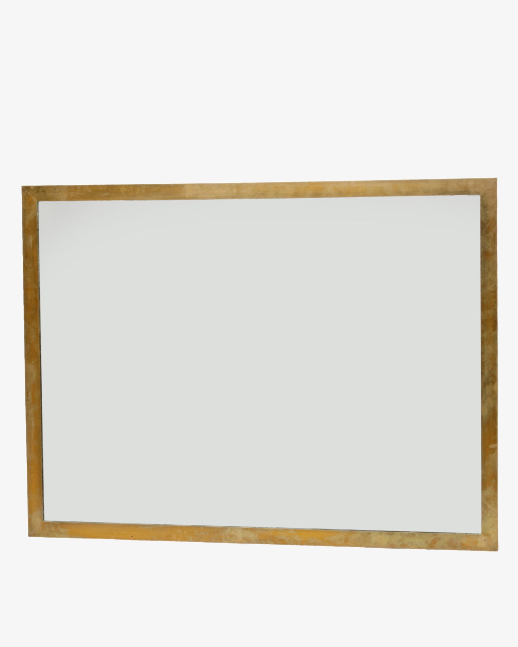 Large brass mirror from the 70s