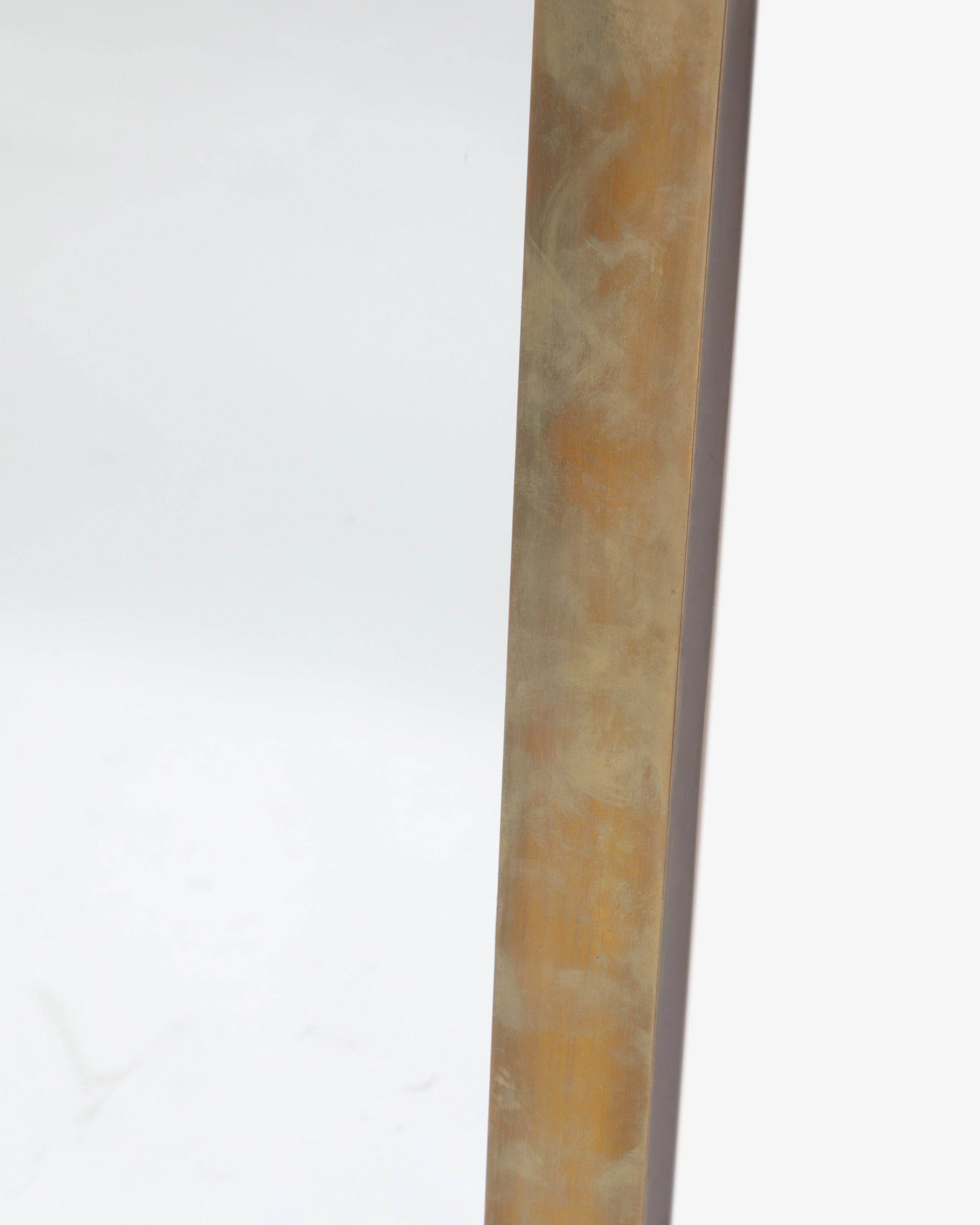 Large brass mirror from the 70s