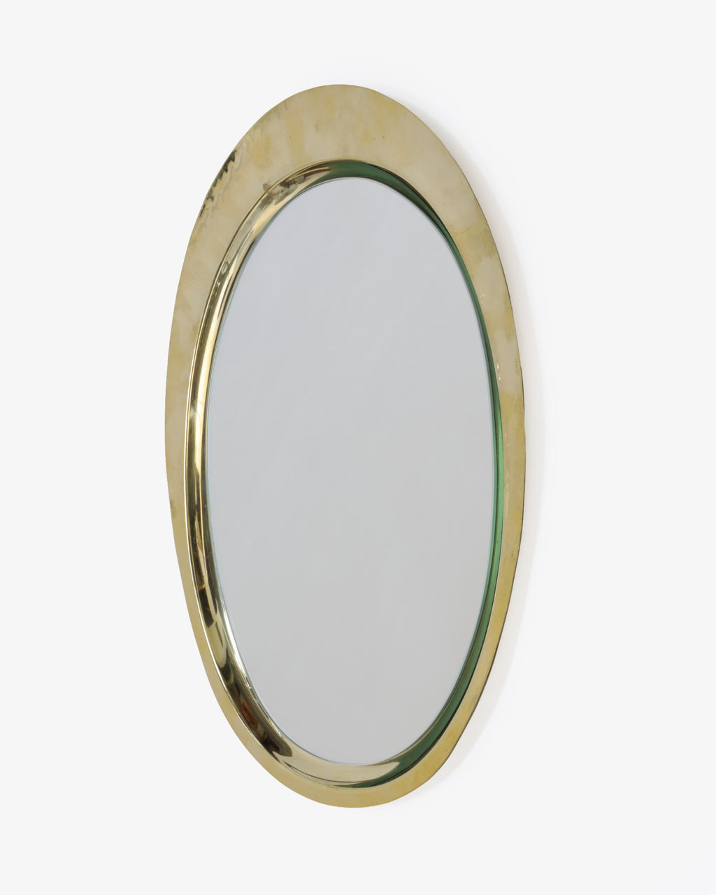 Piccola specchiera ovale anni 70