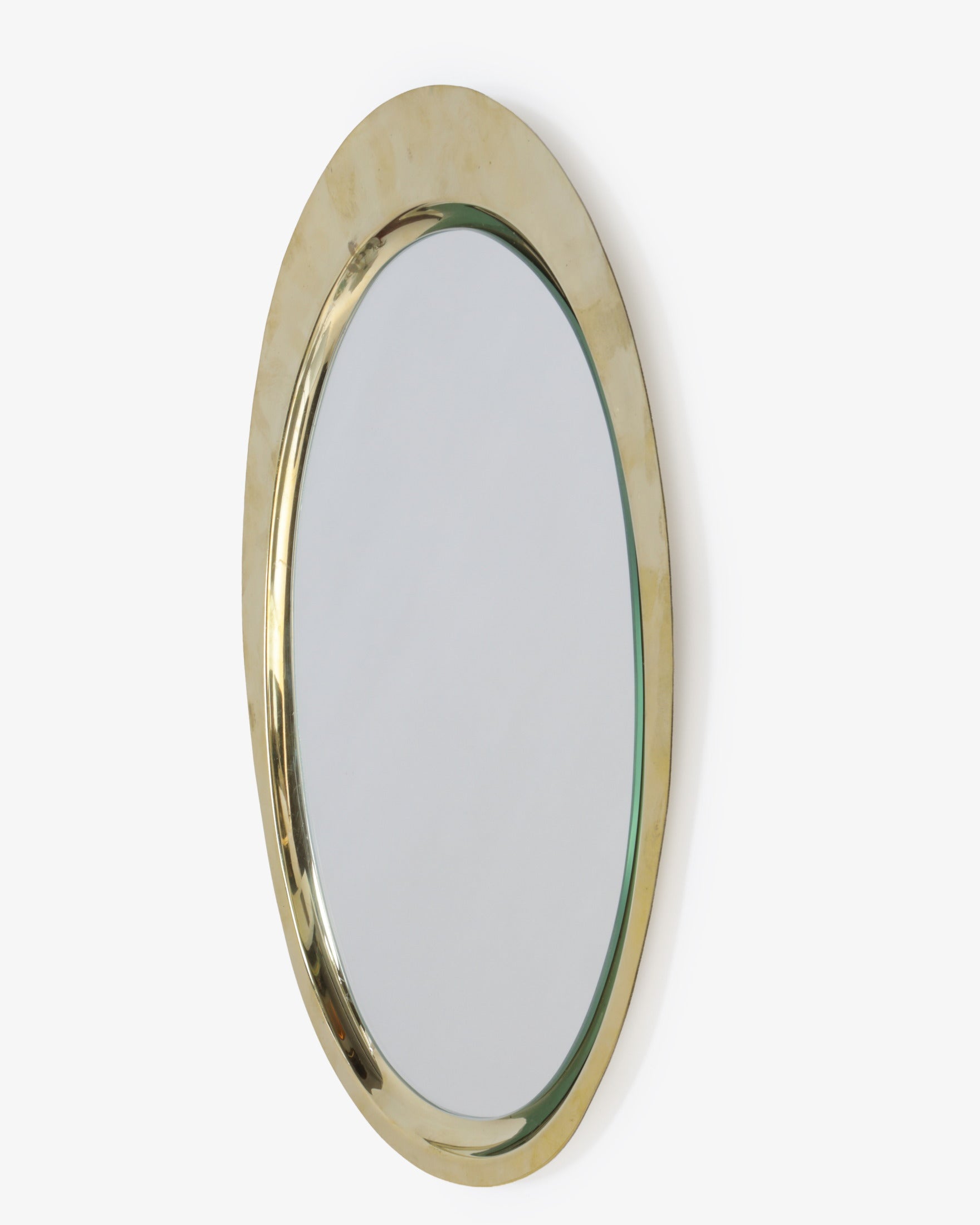 Small oval mirror from the 70s