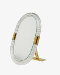 Murano glass table mirror from the 1960s