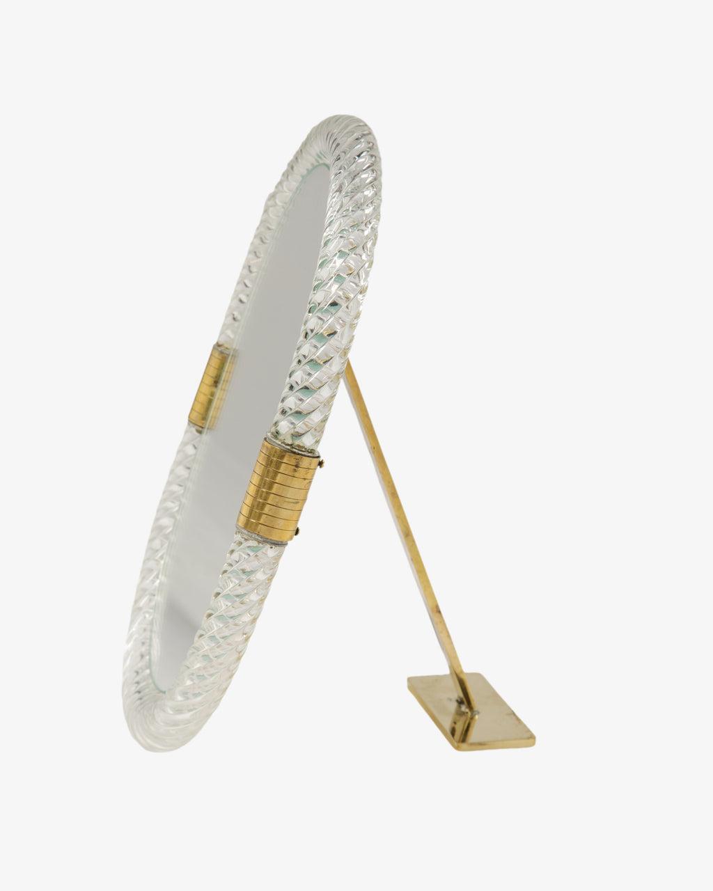 Murano glass table mirror from the 1960s