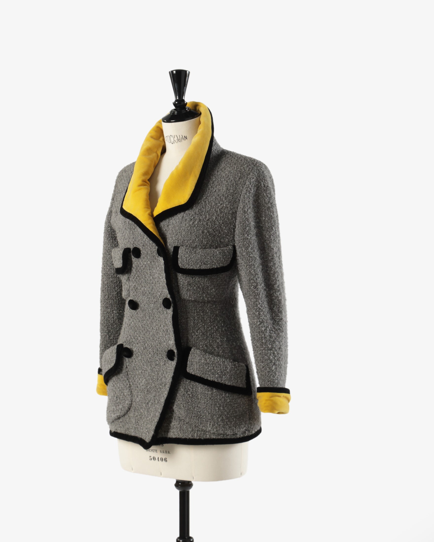 Chanel double-breasted jacket designed by Karl Lagerfeld in the 1990s