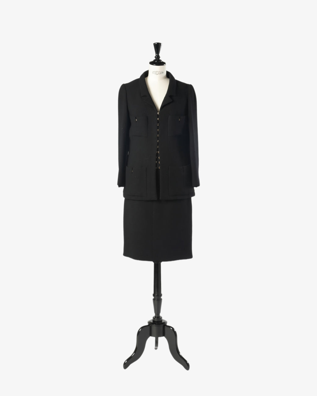 Completo Chanel nero anni 90