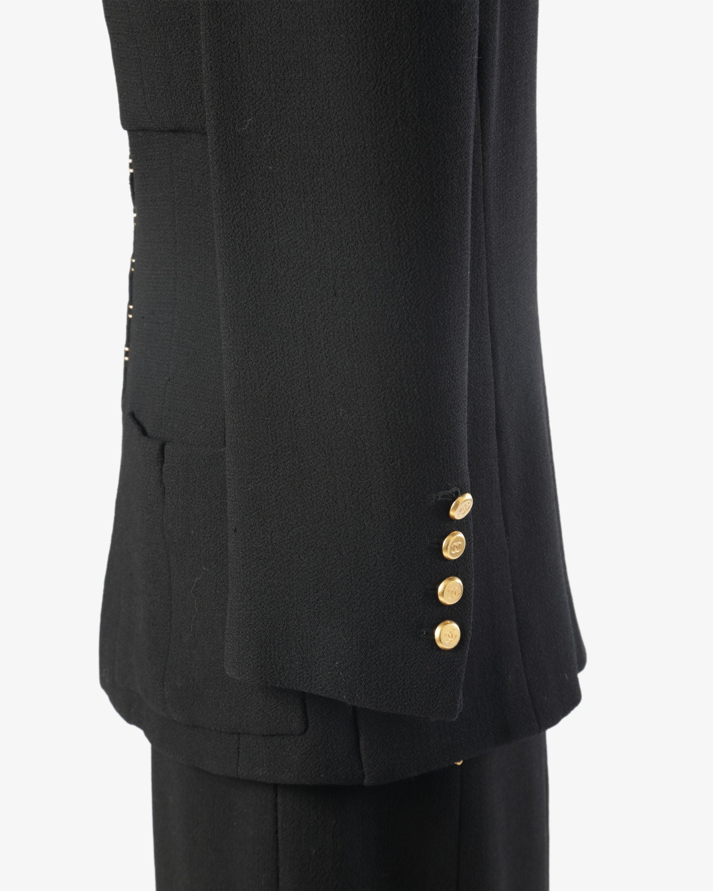 Completo Chanel nero anni 90