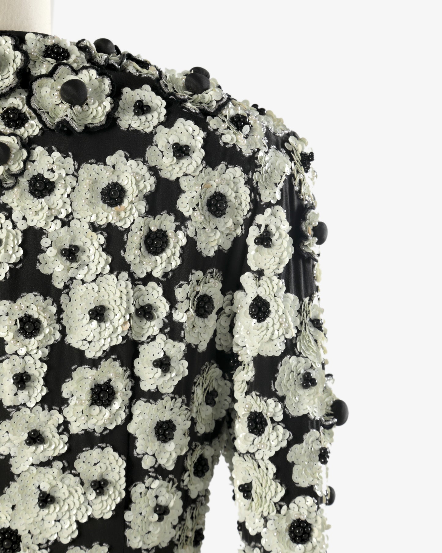 Giacca paillettes Egon von Furstenberg anni 80