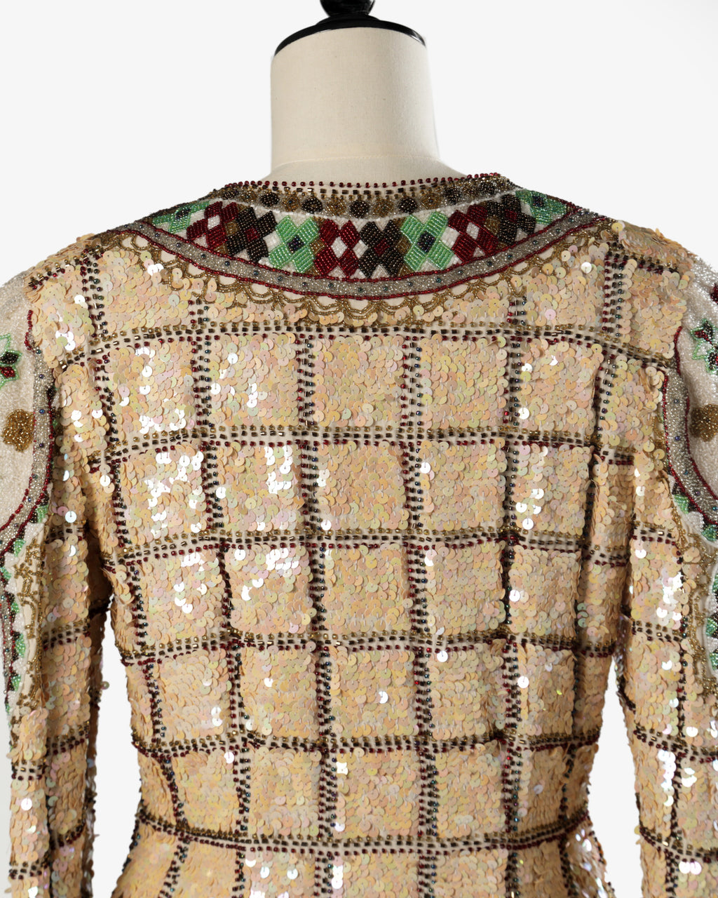 Giacca paillettes Egon von Furstenberg anni 80