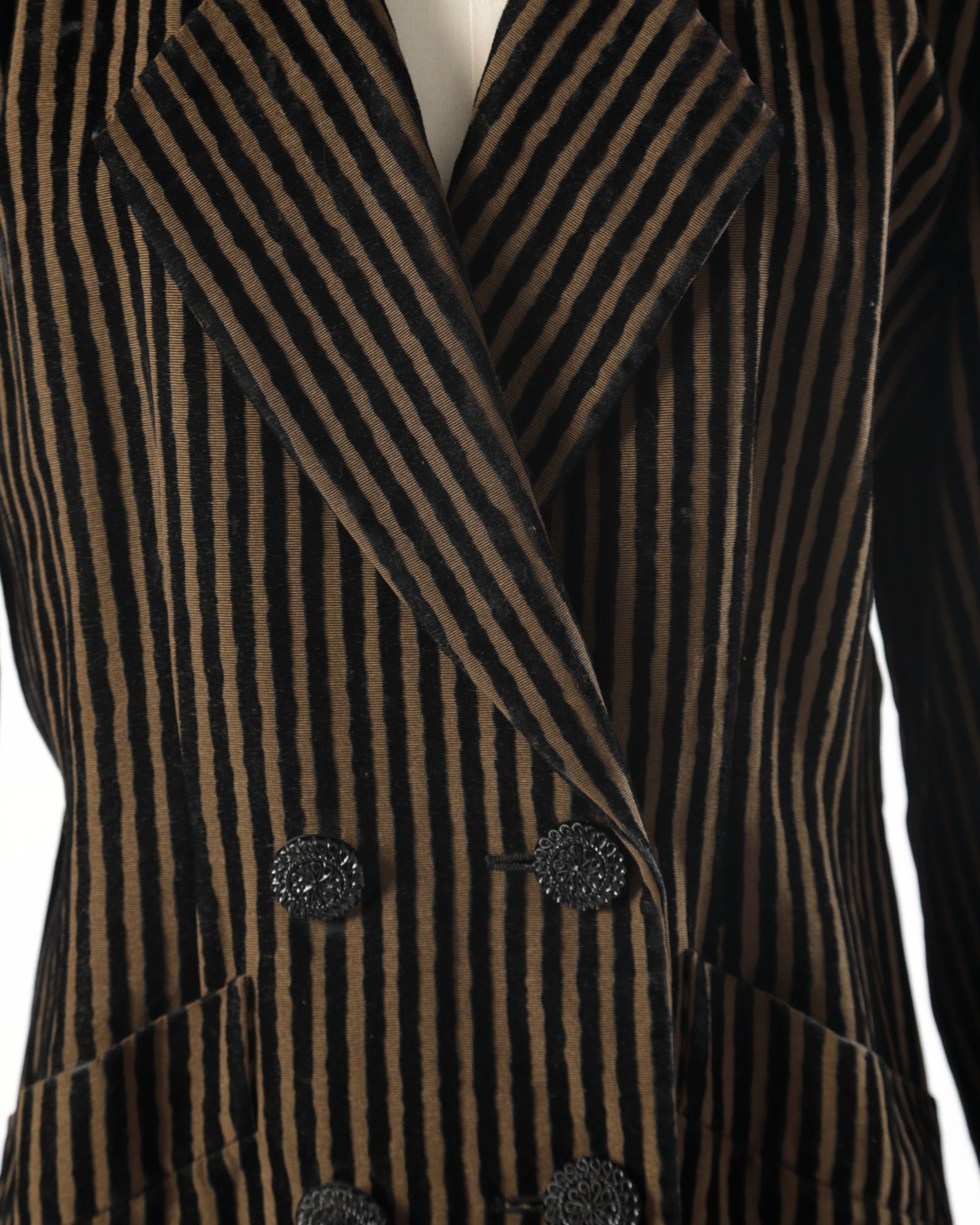Yves Saint Laurent double-breasted blazer from the 1980s