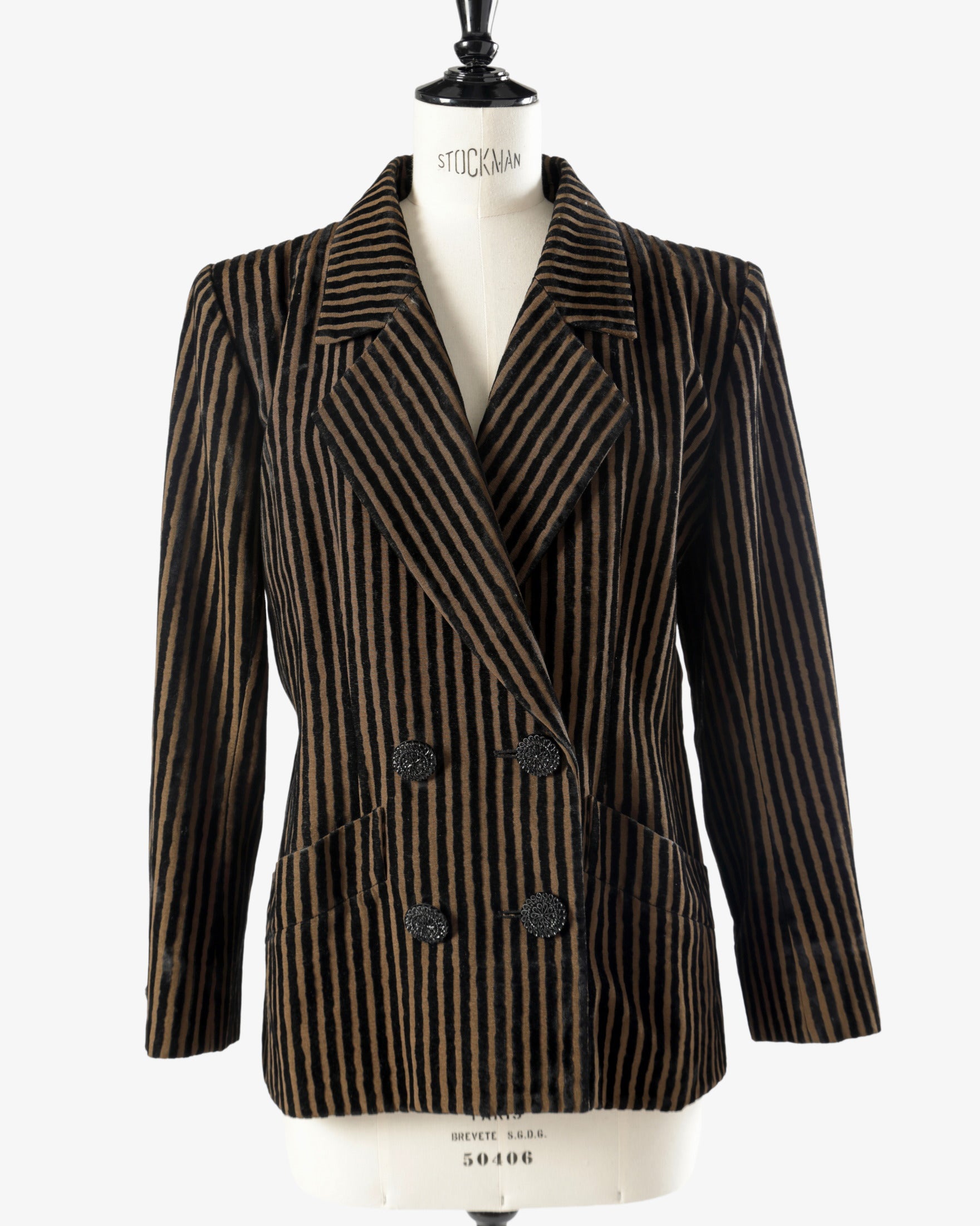 Yves Saint Laurent double-breasted blazer from the 1980s