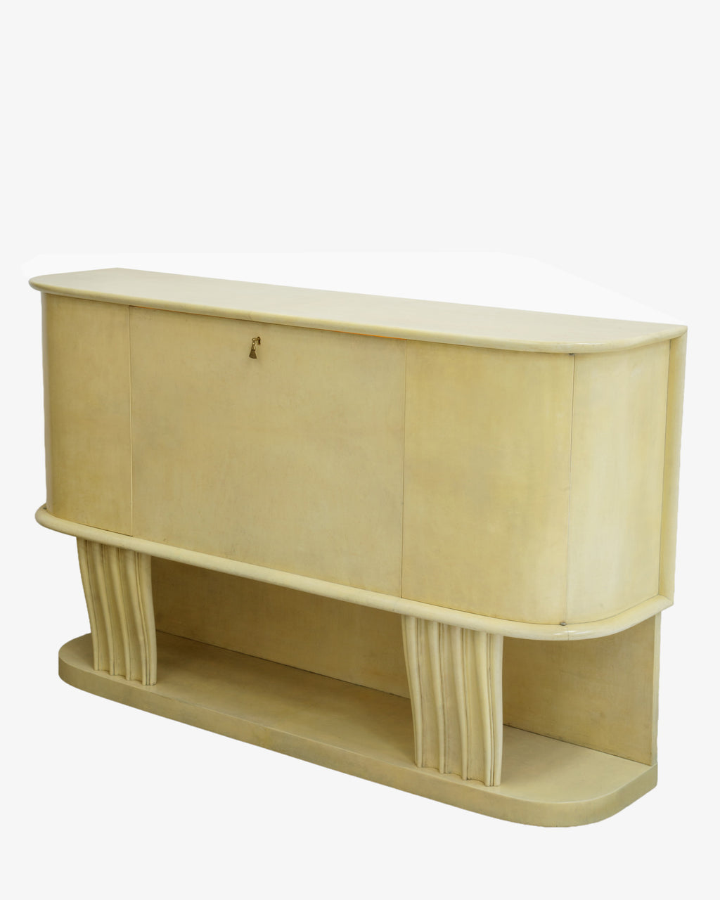 Parchment mobile bar Osvaldo Borsani circa 1940