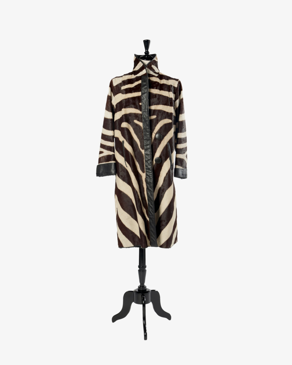 Cappotto lungo zebra anni 70