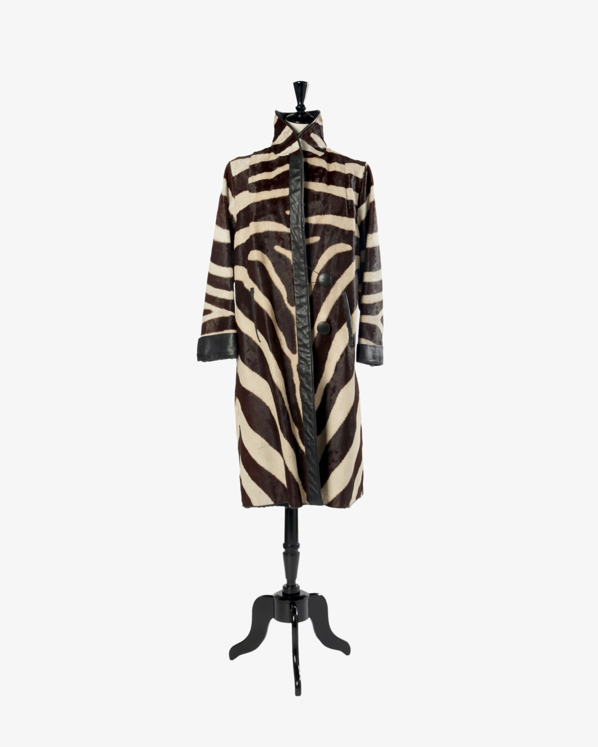 Cappotto lungo zebra anni 70