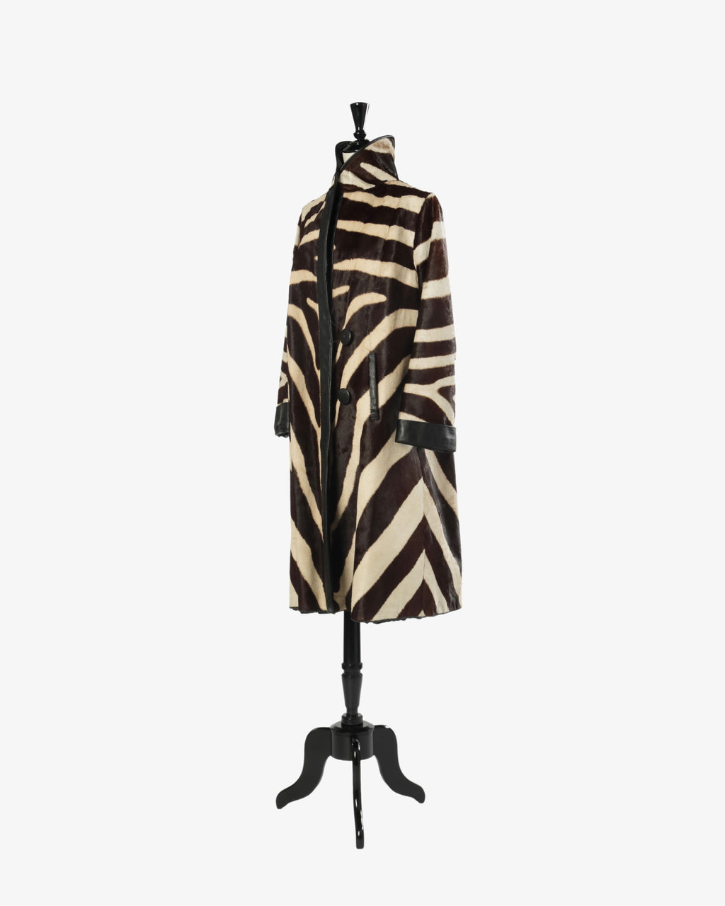 Cappotto lungo zebra anni 70