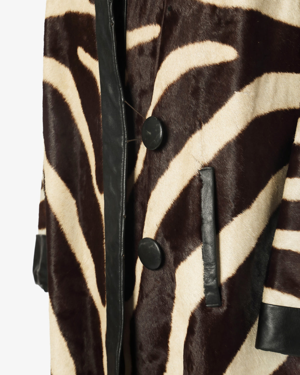 Cappotto lungo zebra anni 70