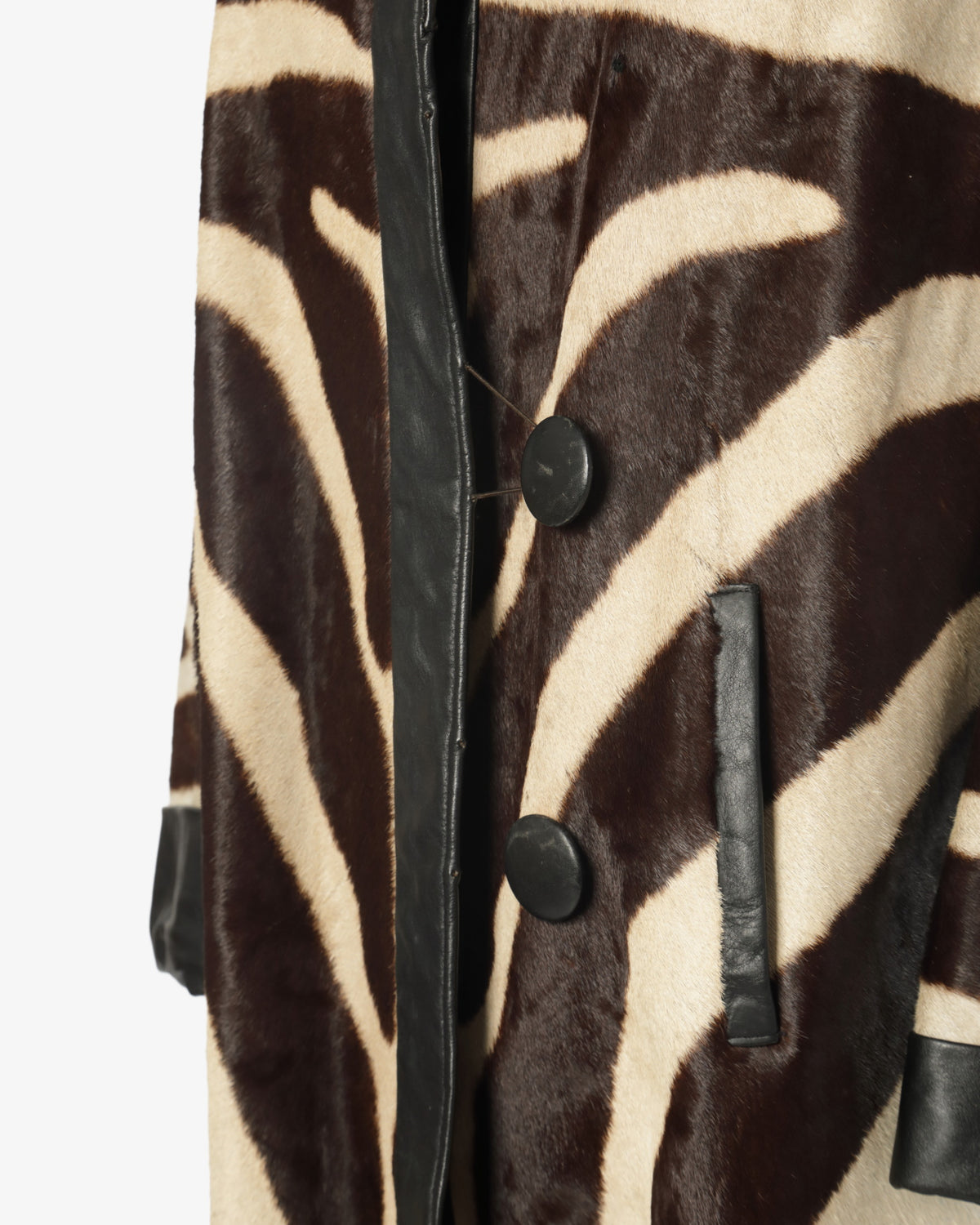 Cappotto lungo zebra anni 70