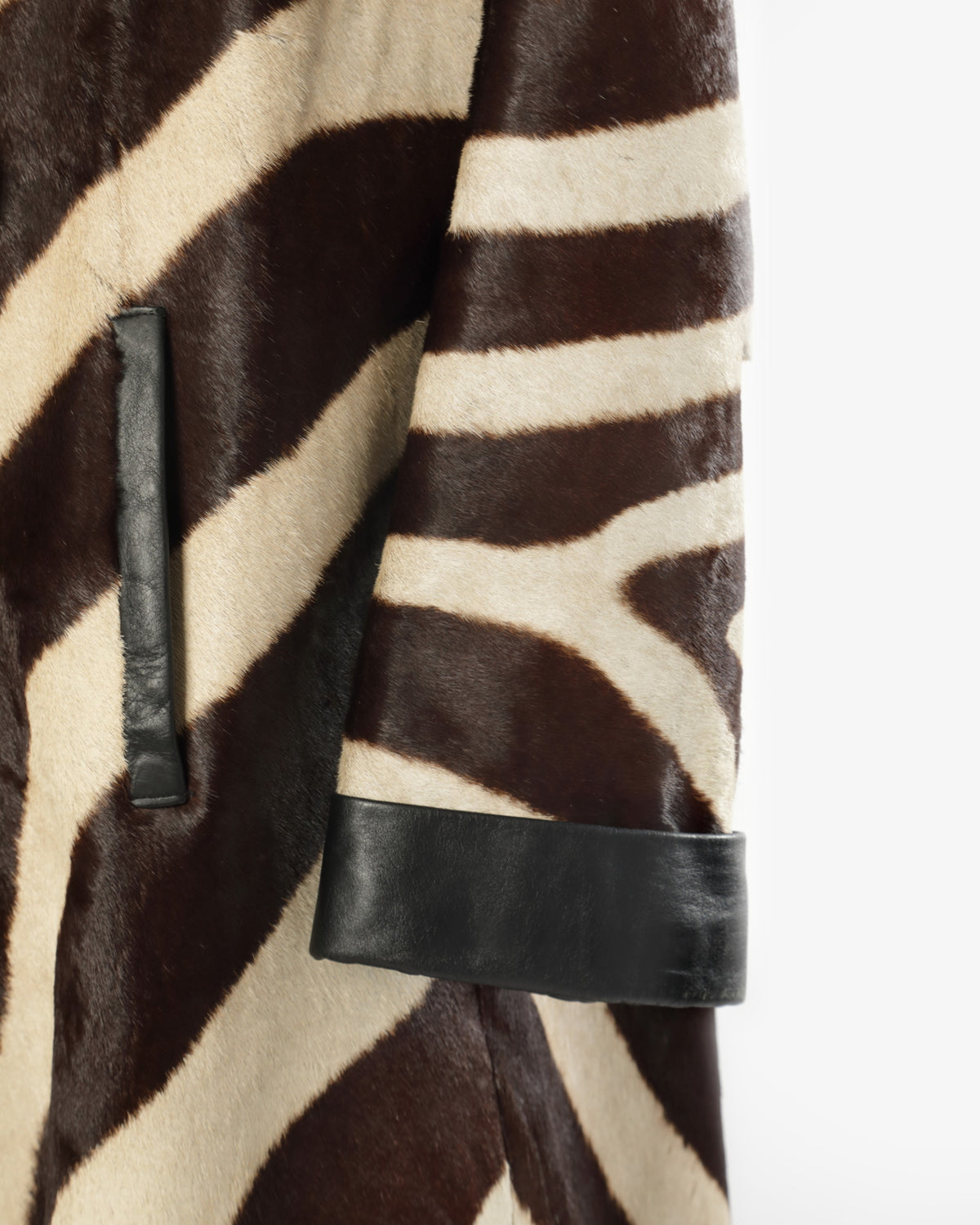 Cappotto lungo zebra anni 70