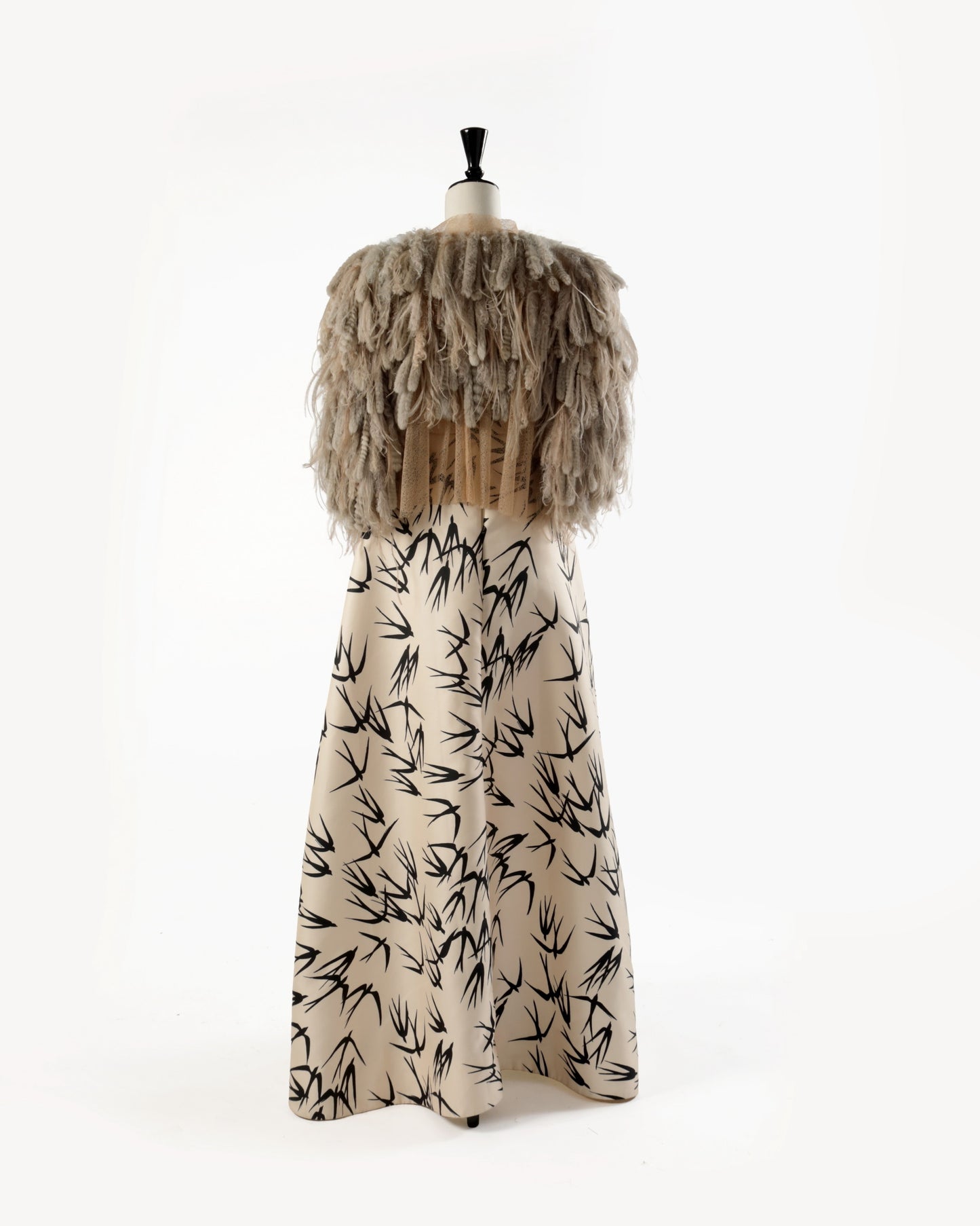 Fendi ostrich feather bolero from the 2000s