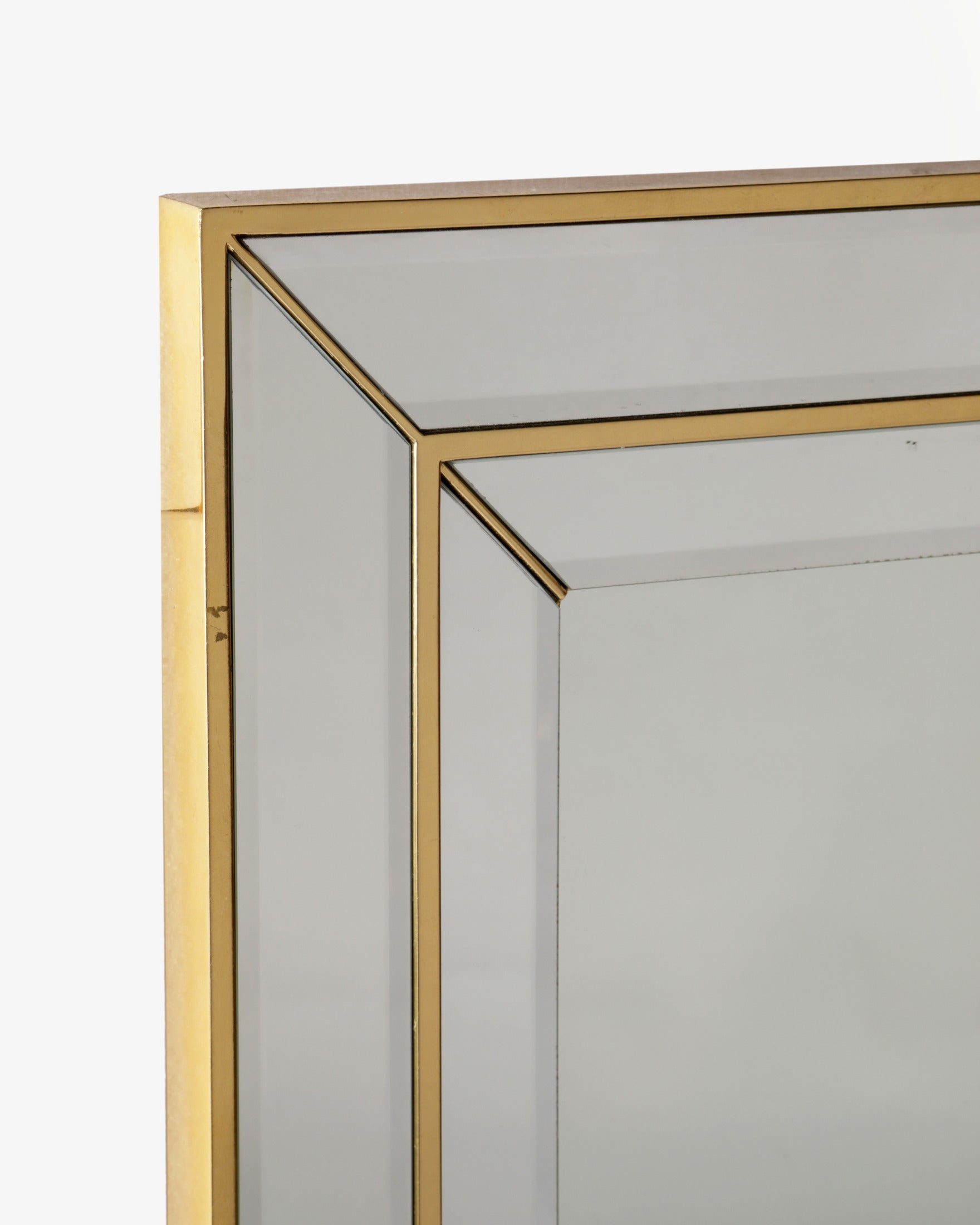 Bevelled Belgian mirror from the 70s
