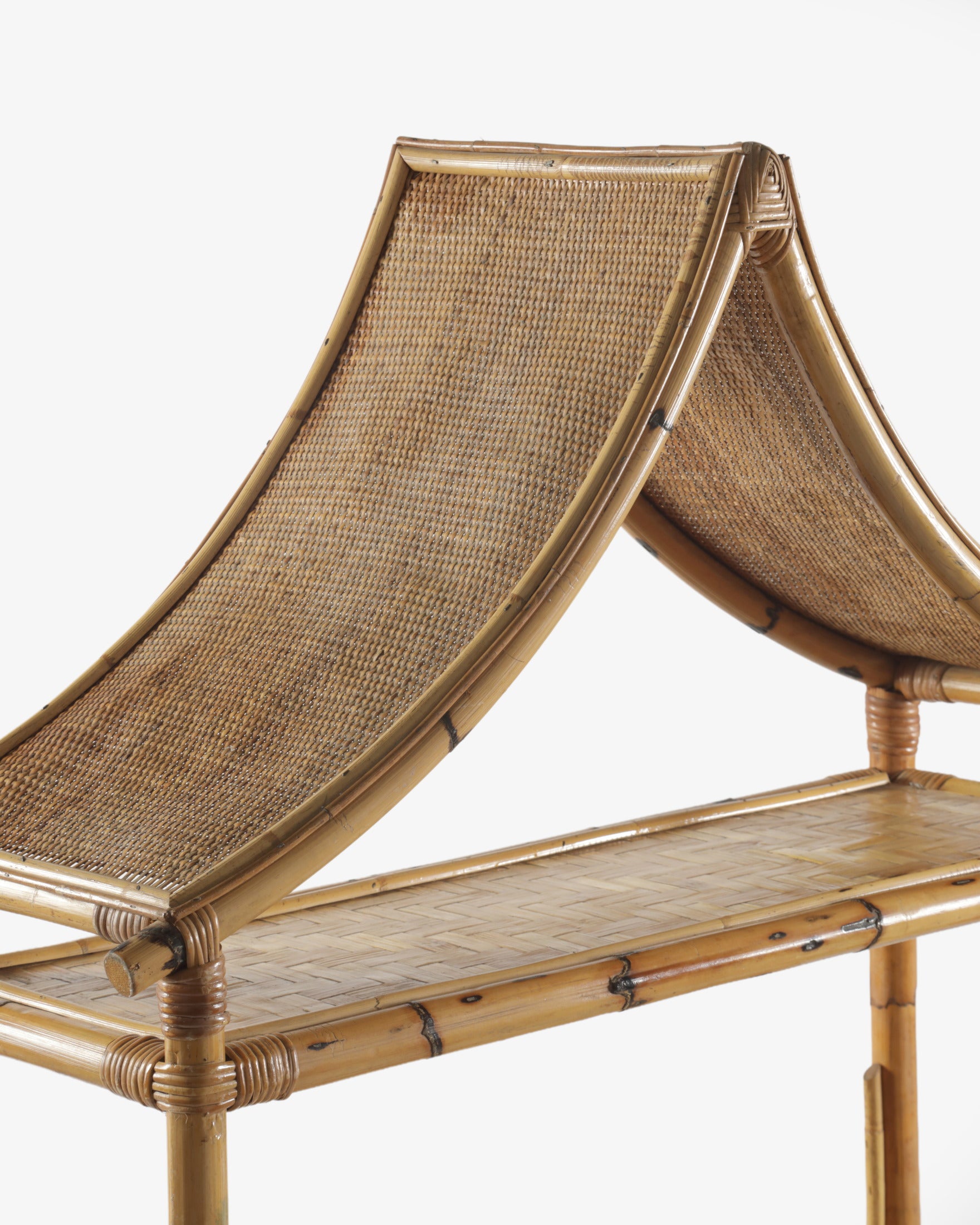 Libreria bamboo pagoda anni 70