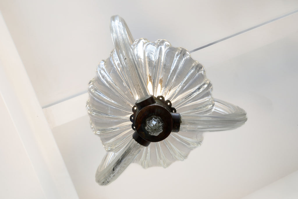 Lampadario anni 30 attribuibile a Barovier e Toso