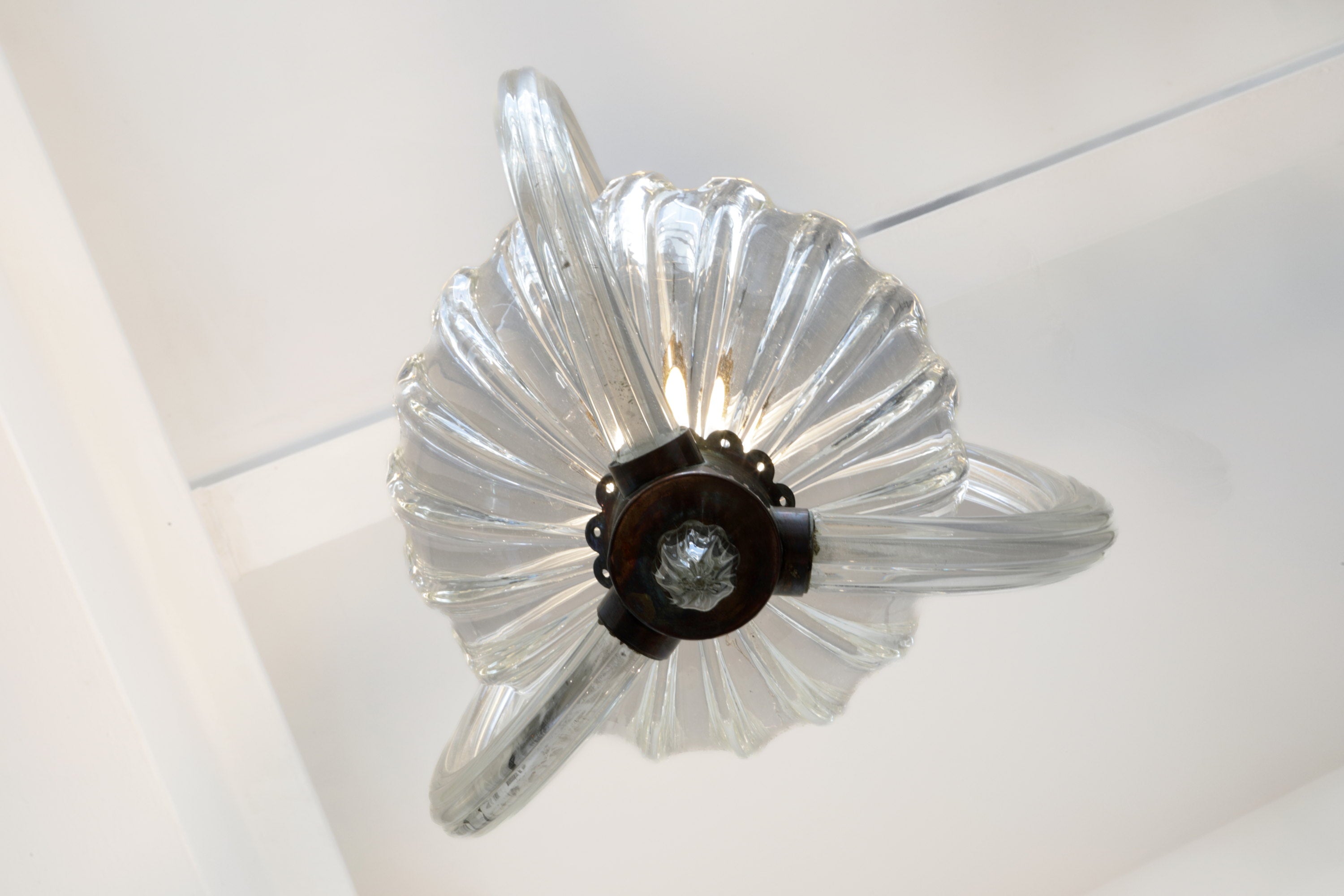 Lampadario anni 30 attribuibile a Barovier e Toso